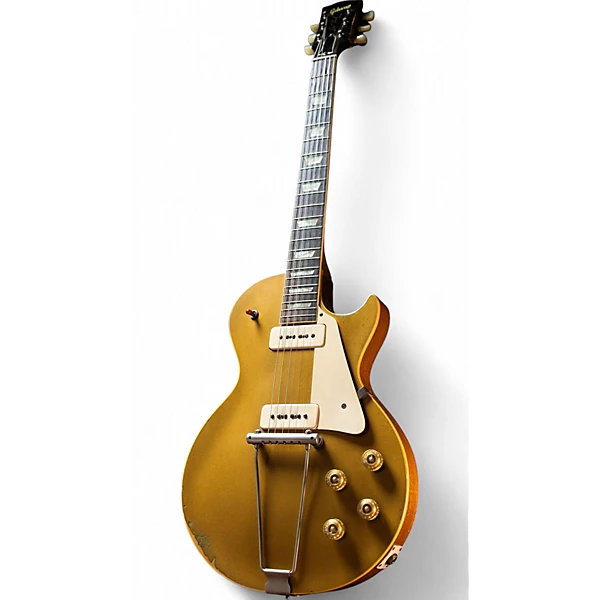 Vintage 1952 Gibson Les Paul Gold Solid Body Electric Guitar