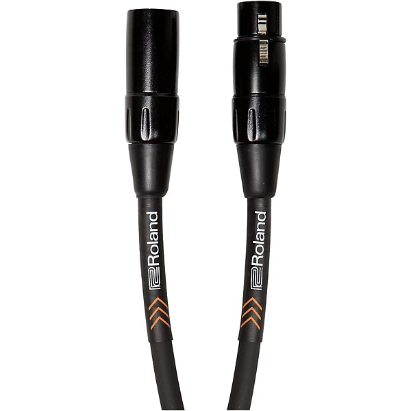 Roland Black Series XLR Microphone Cable 25 ft. Black