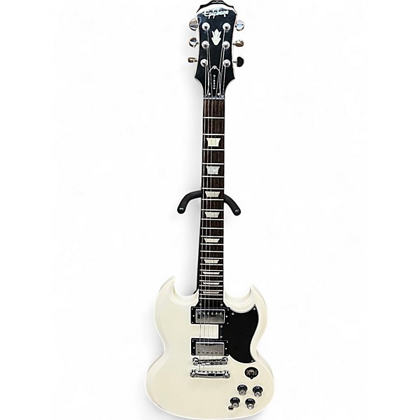 Used Epiphone SG Alpine White Solid Body Electric Guitar