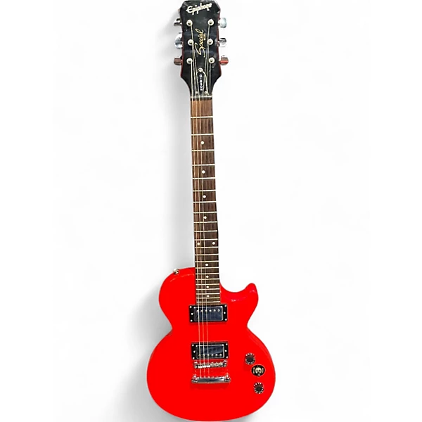 Used Epiphone Special II Candy Apple Red Solid Body Electric Guitar