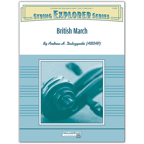 Alfred British March Conductor Score 1