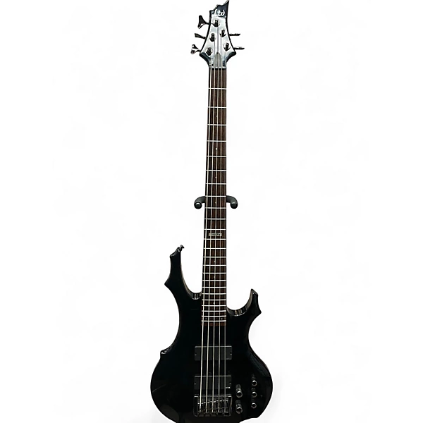 Used ESP LTD F415FM 5String black Electric Bass Guitar