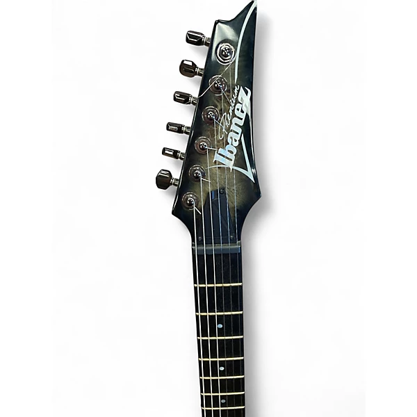 Used Ibanez IRG1121PB Black Charcoal Burst Solid Body Electric Guitar 6 Used Ibanez IRG1121PB Black Charcoal Burst Solid Body Electric Guitar