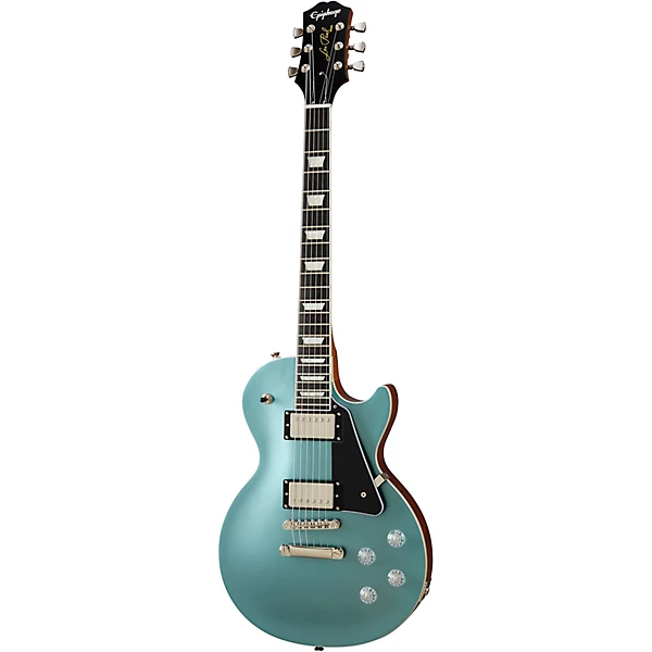 Epiphone Les Paul Modern Electric Guitar Faded Pelham Blue 6 Epiphone Les Paul Modern Electric Guitar Faded Pelham Blue