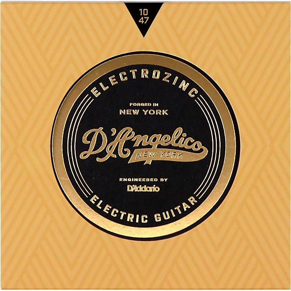 D'Angelico Electrozinc Jazz 10-47 Extra Light Electric Guitar Strings