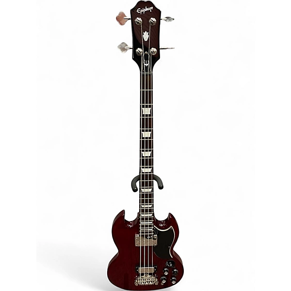 Used Epiphone SG BASS Red Electric Bass Guitar