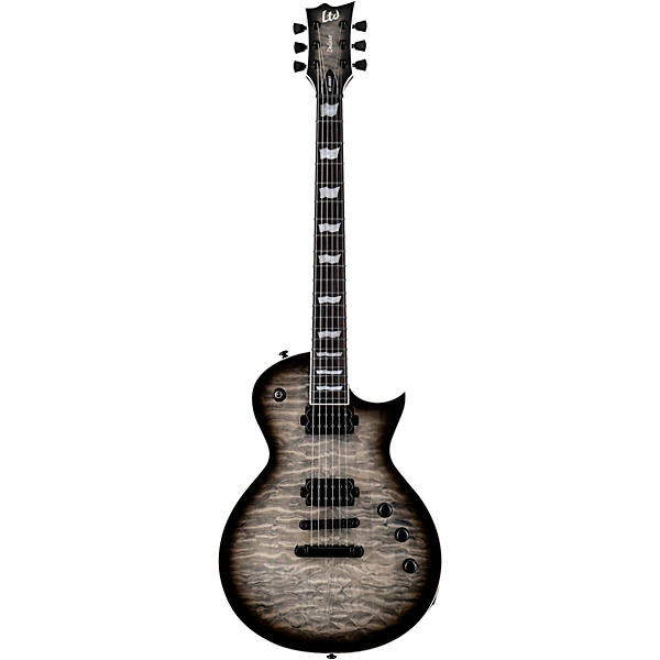 ESP LTD EC-1000T Quilted Maple Electric Guitar Charcoal Burst 6 ESP LTD EC-1000T Quilted Maple Electric Guitar Charcoal Burst