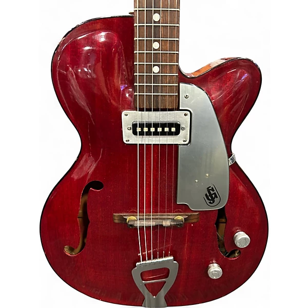 Used Julio Giulietti A2 Red Hollow Body Electric Guitar 4 Used Julio Giulietti A2 Red Hollow Body Electric Guitar