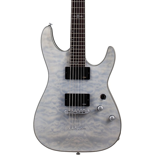 Schecter Guitar Research C-1 Platinum Electric Guitar Transparent White Satin
