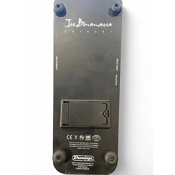Used Dunlop JOE BONDAMASSA CRYBABY Effect Pedal