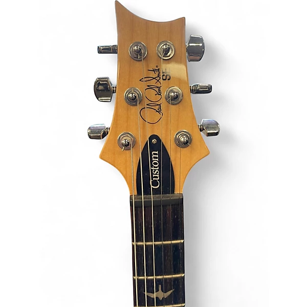 Used PRS SE Custom 22 Semi-Hollowbody Vintage Yellow Hollow Body Electric Guitar 4 Used PRS SE Custom 22 Semi-Hollowbody Vintage Yellow Hollow Body Electric Guitar