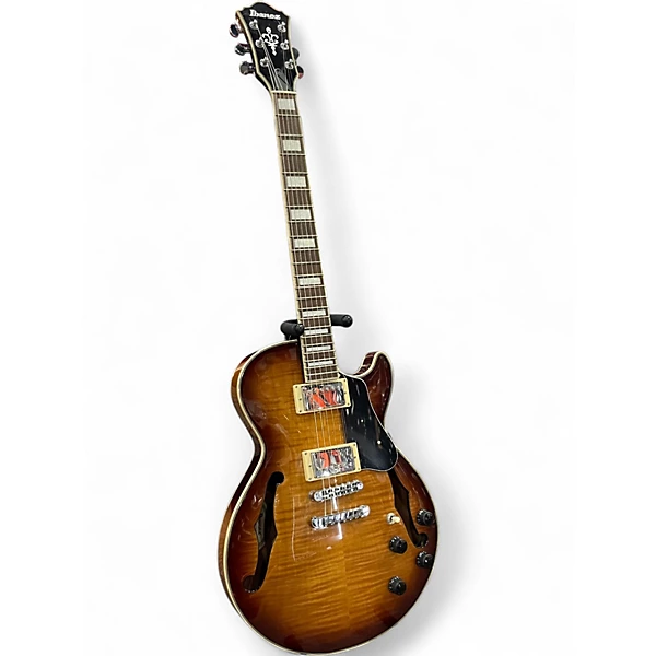 Used Ibanez AGS73FM-VLS Violin Sunburst Hollow Body Electric Guitar