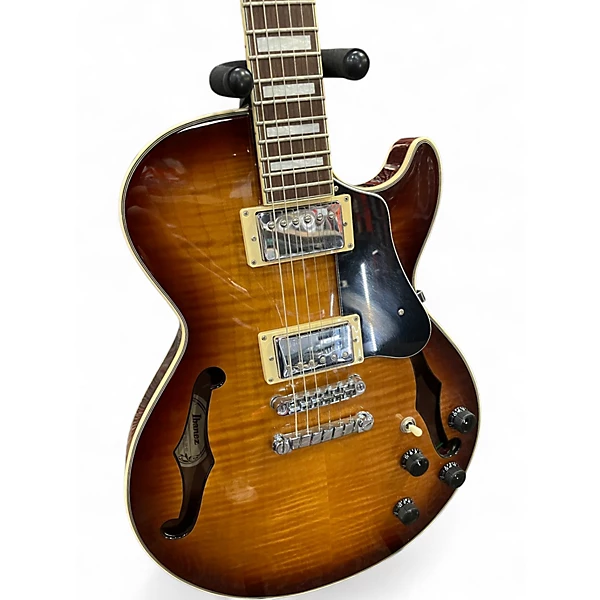 Used Ibanez AGS73FM-VLS Violin Sunburst Hollow Body Electric Guitar 4 Used Ibanez AGS73FM-VLS Violin Sunburst Hollow Body Electric Guitar