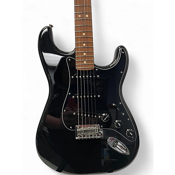 Used Fender Limited Edition Player Strat, Pau Ferro Fingerboard Black Solid Body Electric Guitar 4 Used Fender Limited Edition Player Strat, Pau Ferro Fingerboard Black Solid Body Electric Guitar