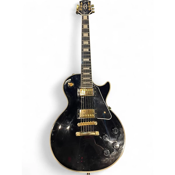 Used Epiphone Les Paul Custom Black Solid Body Electric Guitar