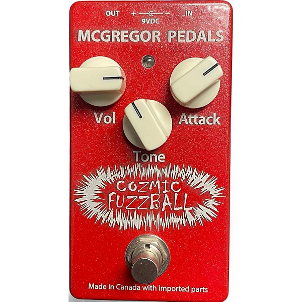 Used Mcgregor Pedals Cozmic Fuzzball Effect Pedal