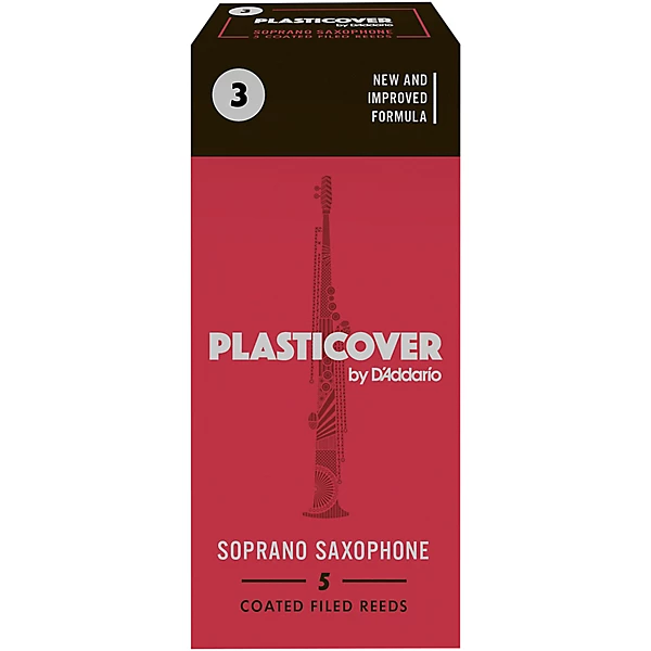 Rico Plasticover Soprano Saxophone Reeds Strength 3 Box of 5
