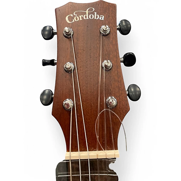 Used Cordoba MINI II MH Natural Acoustic Guitar 6 Used Cordoba MINI II MH Natural Acoustic Guitar