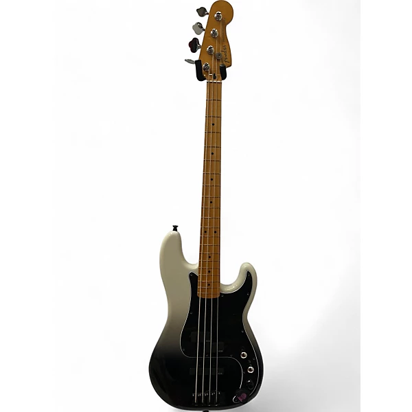 Used Fender Player Plus Active Precision Bass Silver Smoke Electric Bass Guitar