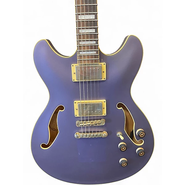 Used Ibanez AS53G Ice Blue Metallic Hollow Body Electric Guitar 6 Used Ibanez AS53G Ice Blue Metallic Hollow Body Electric Guitar