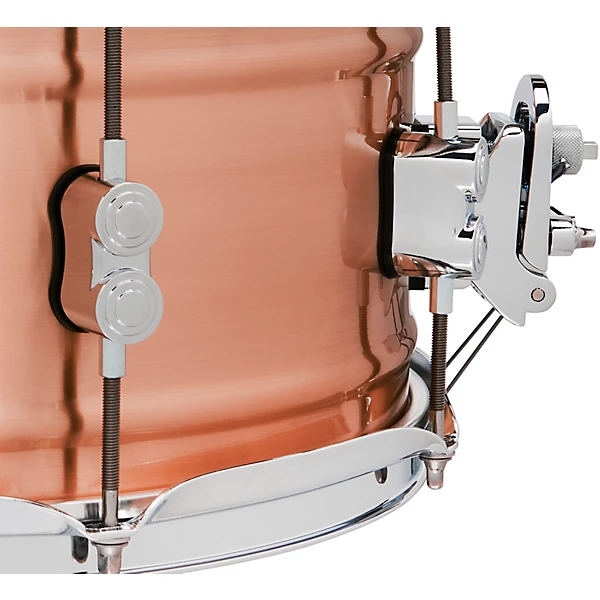 PDP by DW Concept Series 1.2 mm Natural Satin Brushed Copper Snare Drum 14 x 6.5 in. 4 PDP by DW Concept Series 1.2 mm Natural Satin Brushed Copper Snare Drum 14 x 6.5 in.