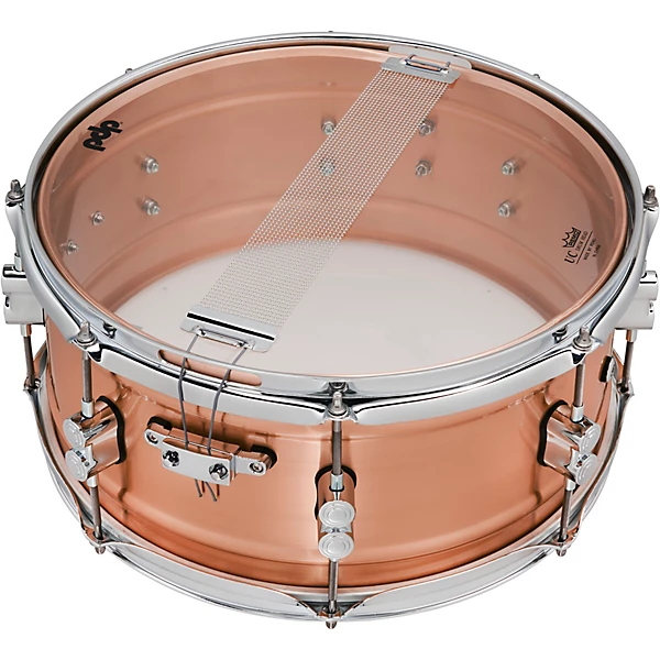 PDP by DW Concept Series 1.2 mm Natural Satin Brushed Copper Snare Drum 14 x 6.5 in. 6 PDP by DW Concept Series 1.2 mm Natural Satin Brushed Copper Snare Drum 14 x 6.5 in.