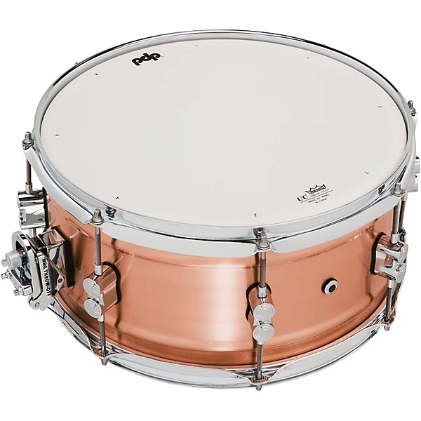 PDP by DW Concept Series 1.2 mm Natural Satin Brushed Copper Snare Drum 14 x 6.5 in. 8 PDP by DW Concept Series 1.2 mm Natural Satin Brushed Copper Snare Drum 14 x 6.5 in.