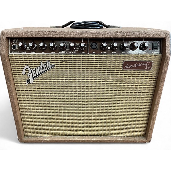 Used Fender Acoustasonic 30 DSP Acoustic Guitar Combo Amp