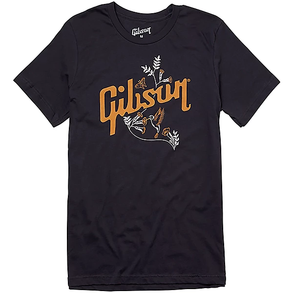 Gibson Hummingbird Tee Large Dark Gray