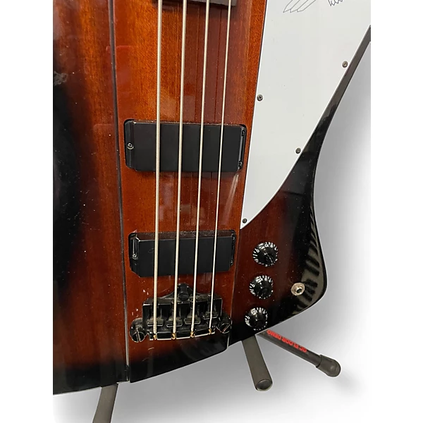 Used Epiphone Thunderbird IV 2 Tone Sunburst Electric Bass Guitar 6 Used Epiphone Thunderbird IV 2 Tone Sunburst Electric Bass Guitar