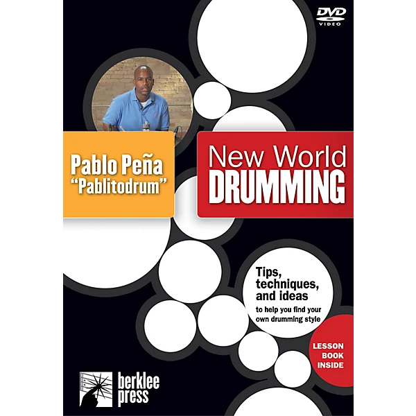 Berklee Press New World Drumming Instructional/Drum/DVD Series DVD Performed by Pablo Pe?a Pablitodrum