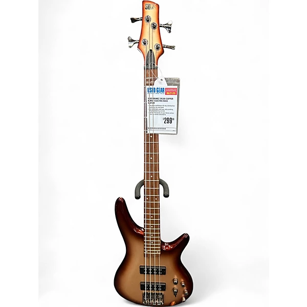 Used Ibanez SR300 Copper Burst Electric Bass Guitar