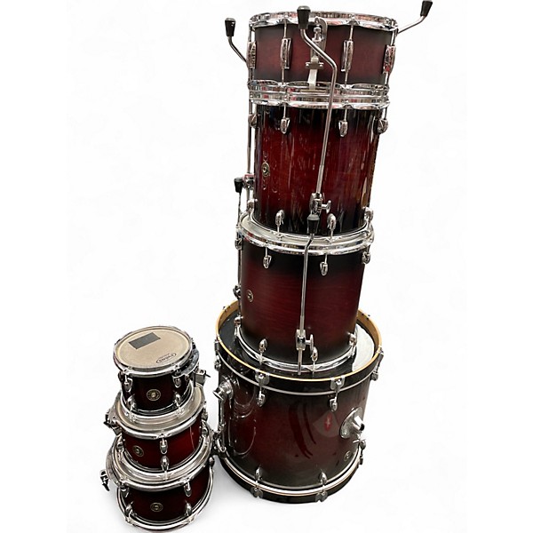 Used Gretsch Drums 7 Piece Catalina Mix RedDrum Kit