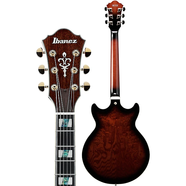 Ibanez AM153QA Artstar Series Electric Guitar Dark Brown Sunburst 8 Ibanez AM153QA Artstar Series Electric Guitar Dark Brown Sunburst