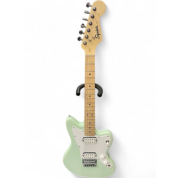 Used Squier Jazzmaster Mini Mint Green Solid Body Electric Guitar