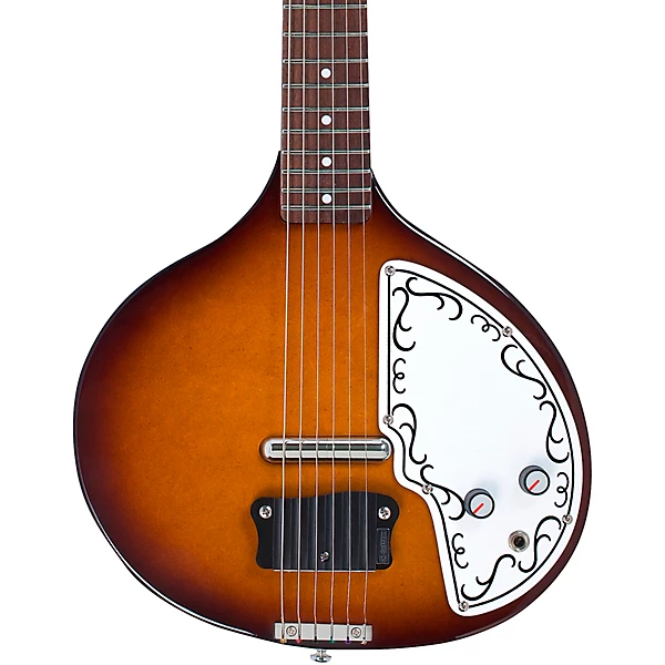 Danelectro Baby Sitar Electric Guitar Brown Burst