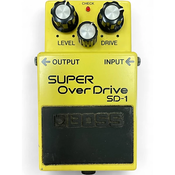 Used BOSS SD1 Super Overdrive Effect Pedal