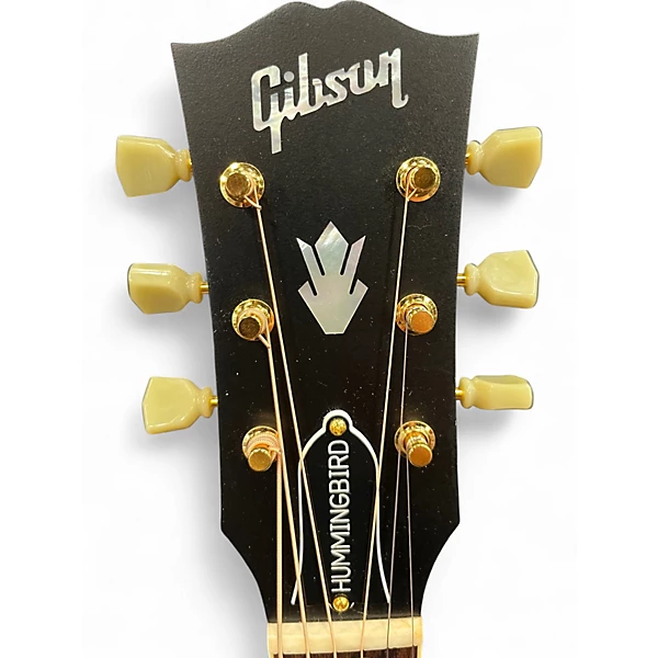 Used Gibson hummingbird faded Natural Acoustic Guitar 6 Used Gibson hummingbird faded Natural Acoustic Guitar