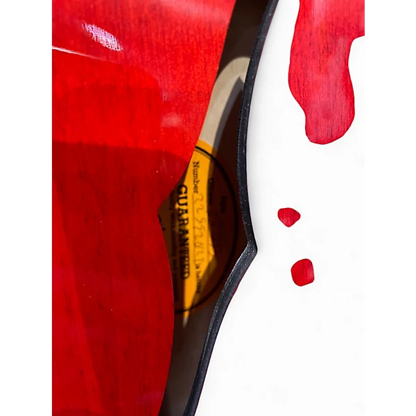 Used 2022 Gibson ES335 Cherry Hollow Body Electric Guitar 8 Used 2022 Gibson ES335 Cherry Hollow Body Electric Guitar
