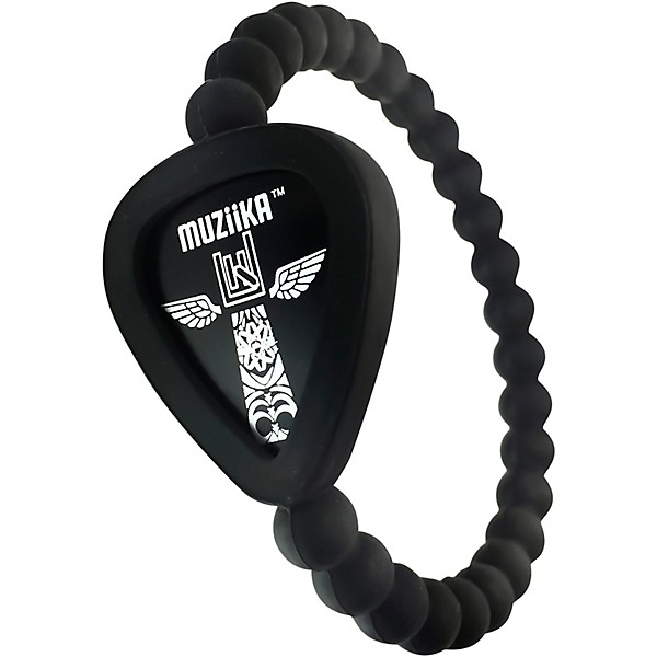 Pickbandz MUZiiKA Epic Black Beaded Bracelet Medium