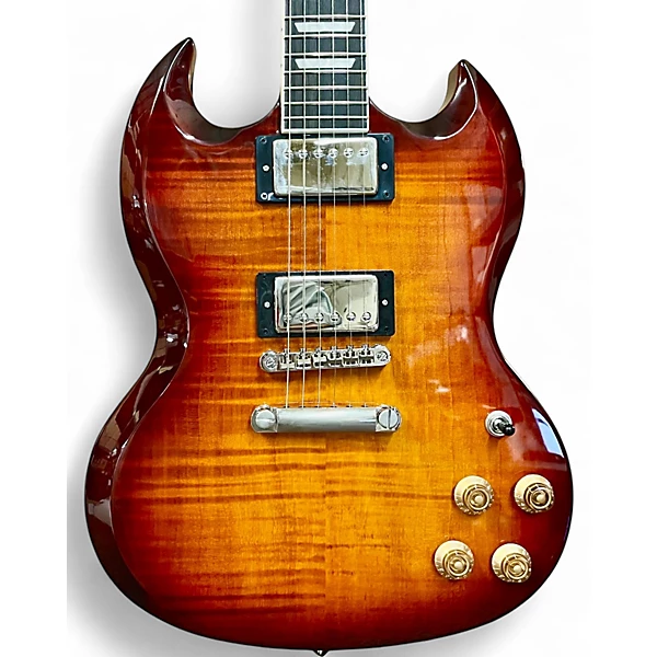 Used Epiphone SG Modern Figured Mojave Burst Solid Body Electric Guitar 4 Used Epiphone SG Modern Figured Mojave Burst Solid Body Electric Guitar