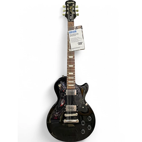 Used Epiphone Les Paul Studio Black Solid Body Electric Guitar