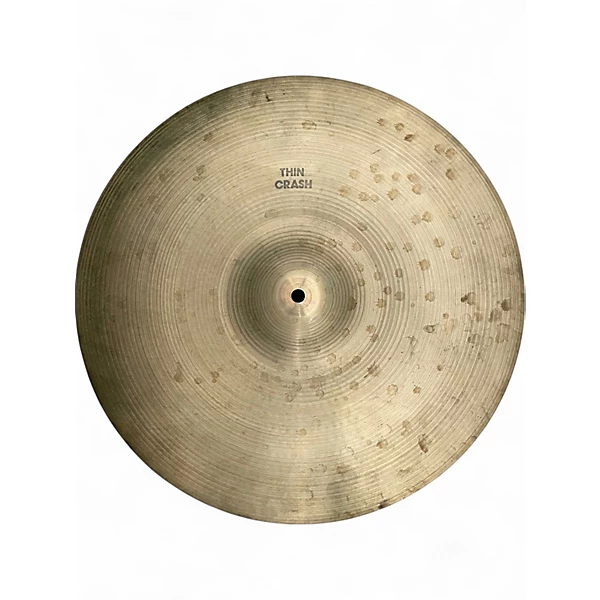 Vintage 1970s Zildjian 18in Thin Crash Cymbal