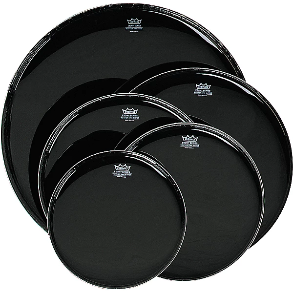 Remo Ebony Ambassador Resonant Bass Drum Head 18 in.