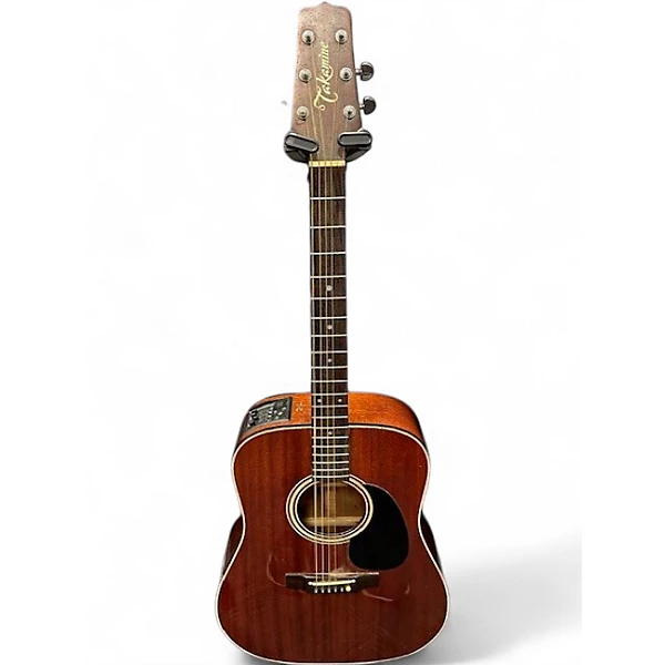 Used Takamine EF349 Mahogany Acoustic Electric Guitar