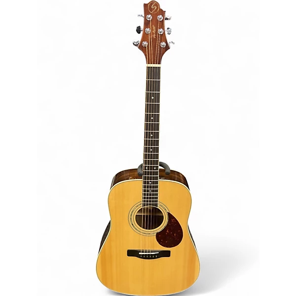 Used Greg Bennett Design by Samick D-5 Natural Acoustic Guitar
