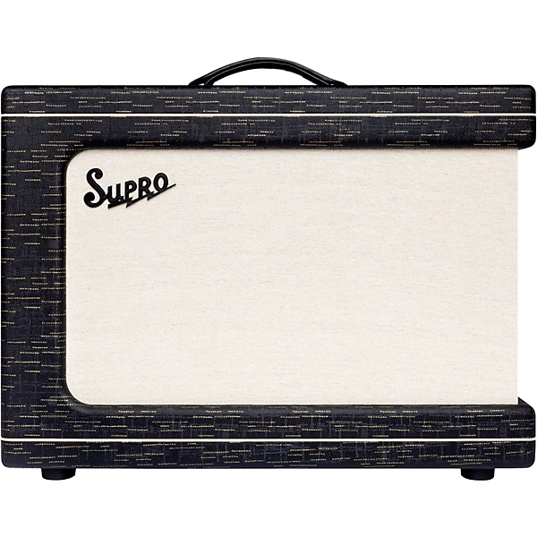 Supro Ambassador Custom 2x10 50W Tube Combo Amp Black Scandia 4 Supro Ambassador Custom 2x10 50W Tube Combo Amp Black Scandia