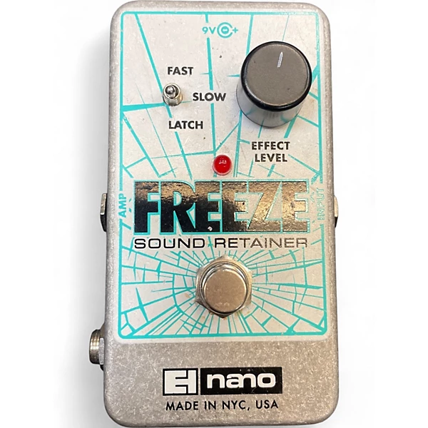 Used Electro-Harmonix Freeze Sound Retainer Compression Effect Pedal