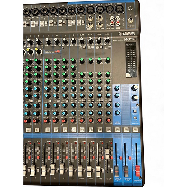 Used Yamaha mg20 Unpowered Mixer 4 Used Yamaha mg20 Unpowered Mixer