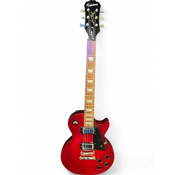 Used Epiphone Les Paul Studio Red Solid Body Electric Guitar